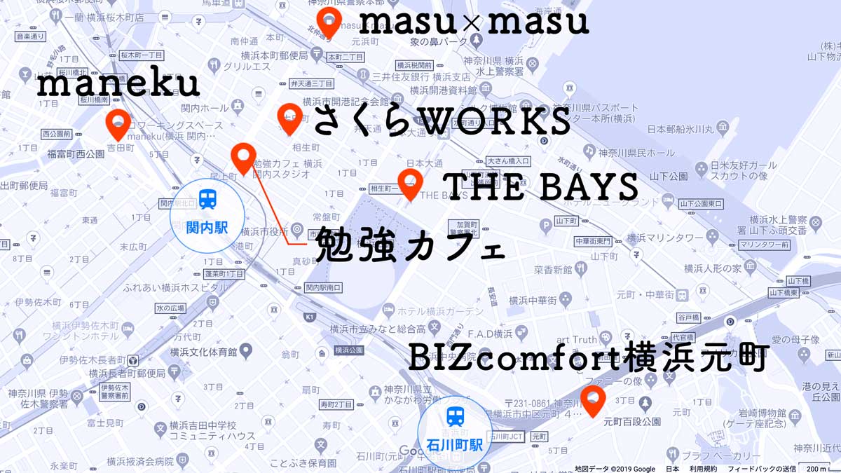 Map kannai ishikawacho
